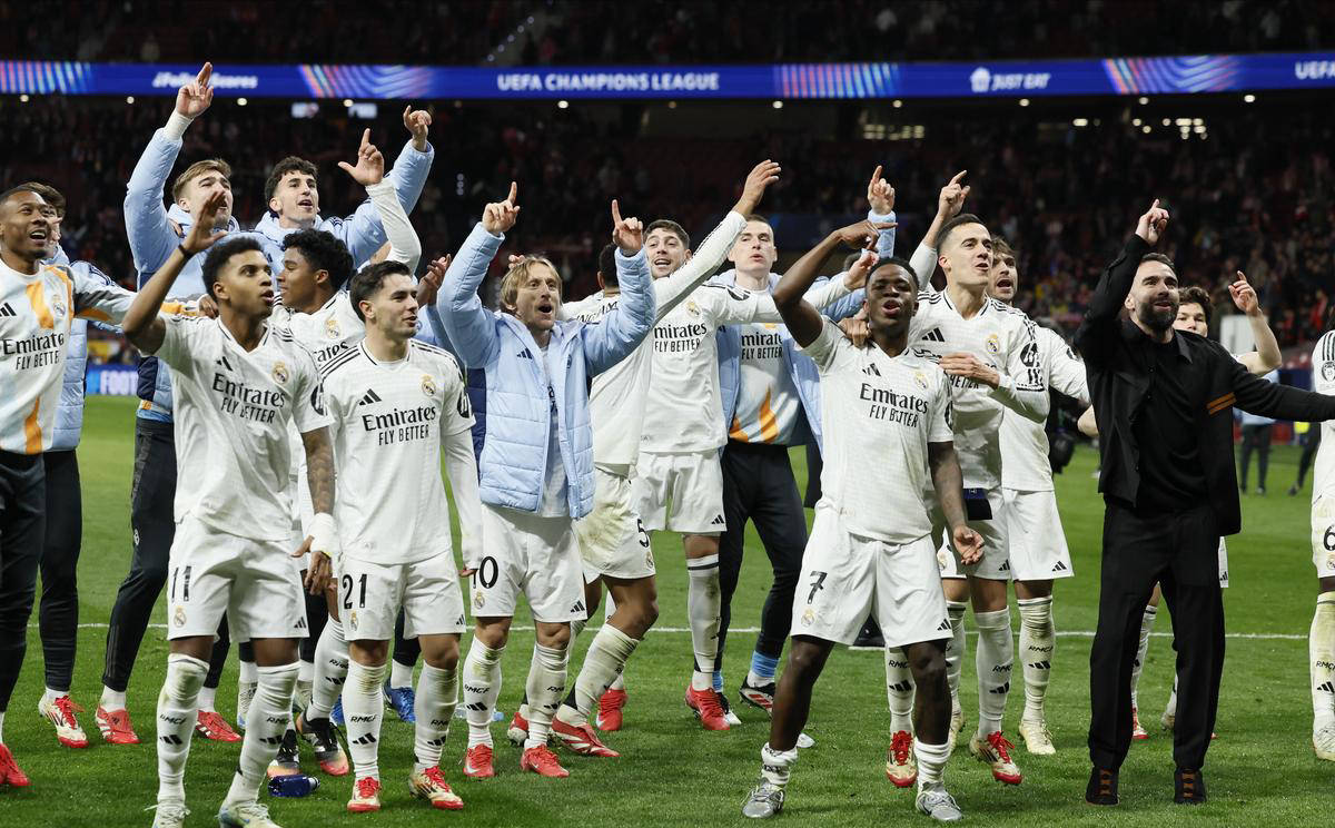 皇马横扫马德里竞技，晋级最后阶段