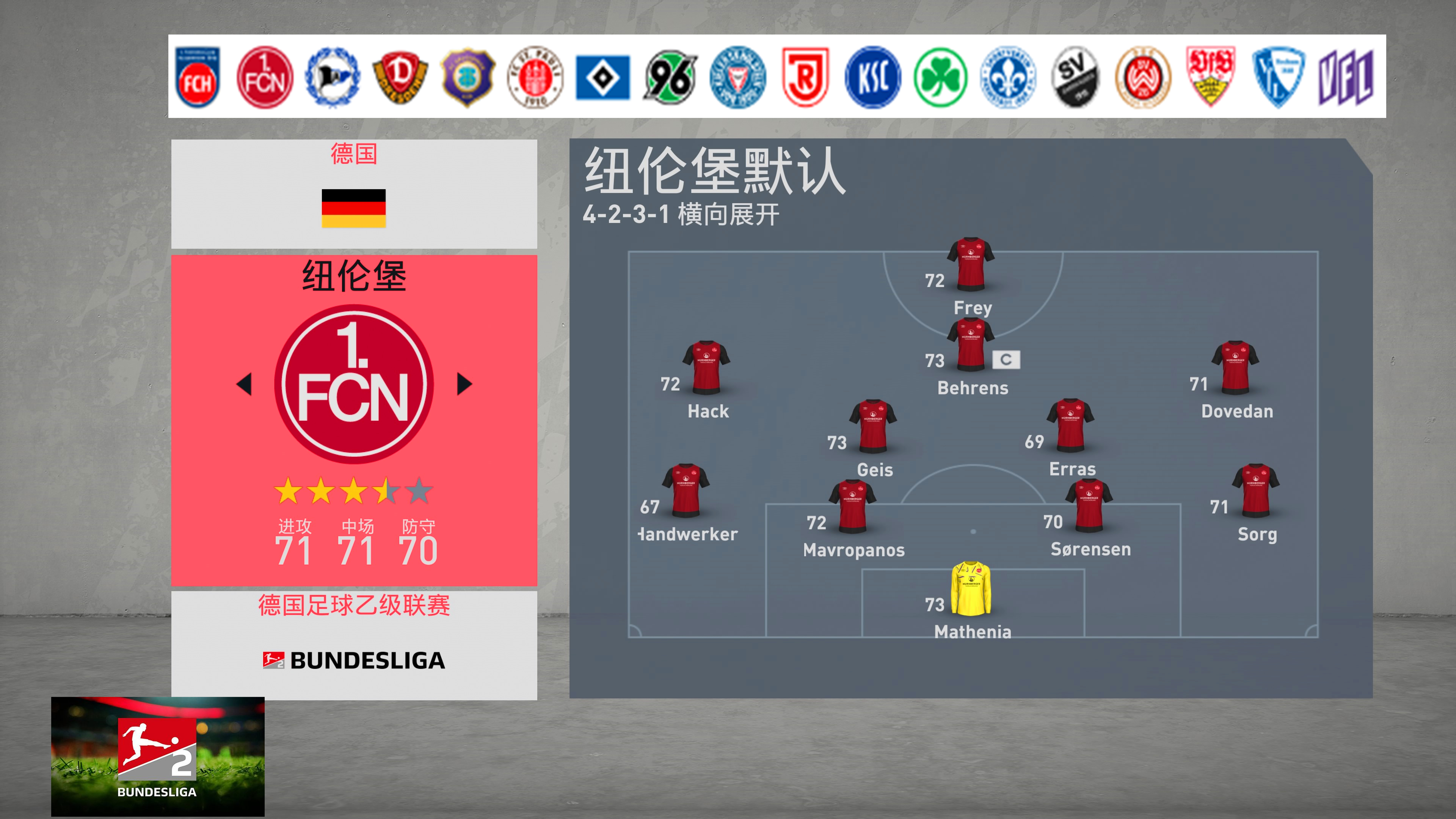 德累斯顿2比1逆转纽伦堡，实现连胜