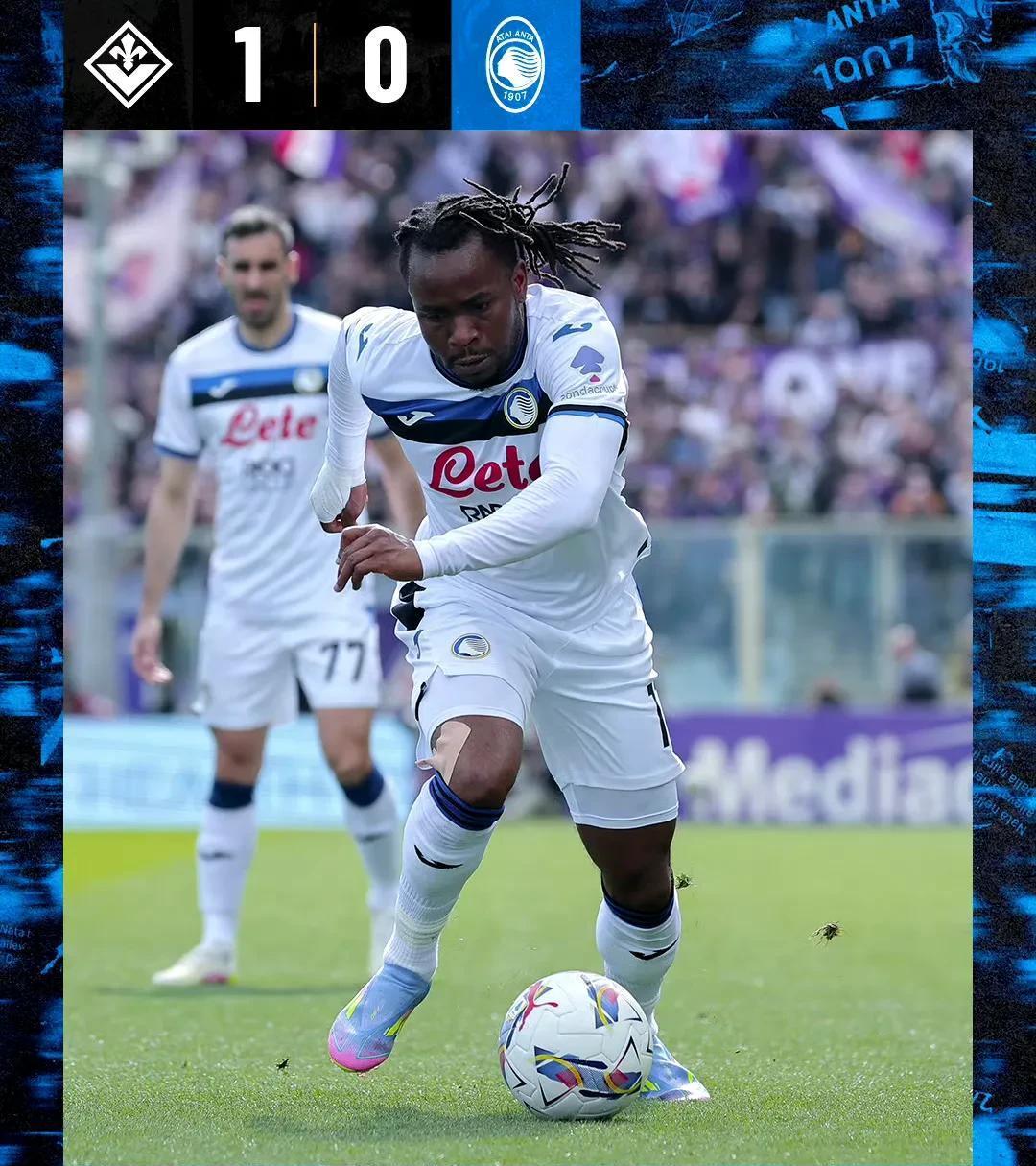 亚特兰大客场擒大胜佛罗伦萨,继续保持领先 亚特兰大客场擒大胜佛罗伦萨,继续保持领先